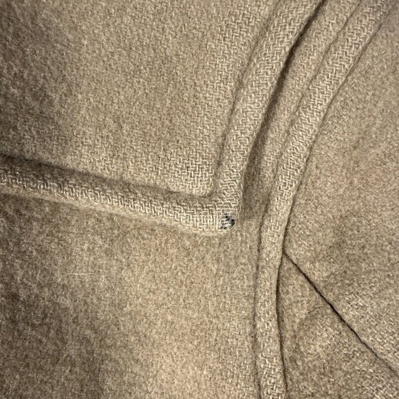 Burberry Duffle Toggle Coat Jacket Nova Check Lining Wool Hooded Preppy READ - Picture 5 of 15